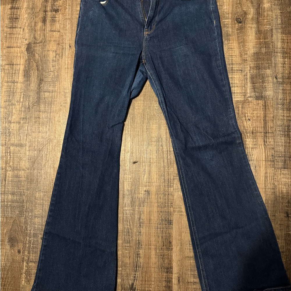 Old Navy Dark Blue Flare Jeans